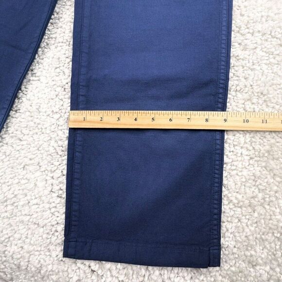 J. Crew Slim Wide Leg Cropped Pant Navy Blue NEW - Picture 9 of 11